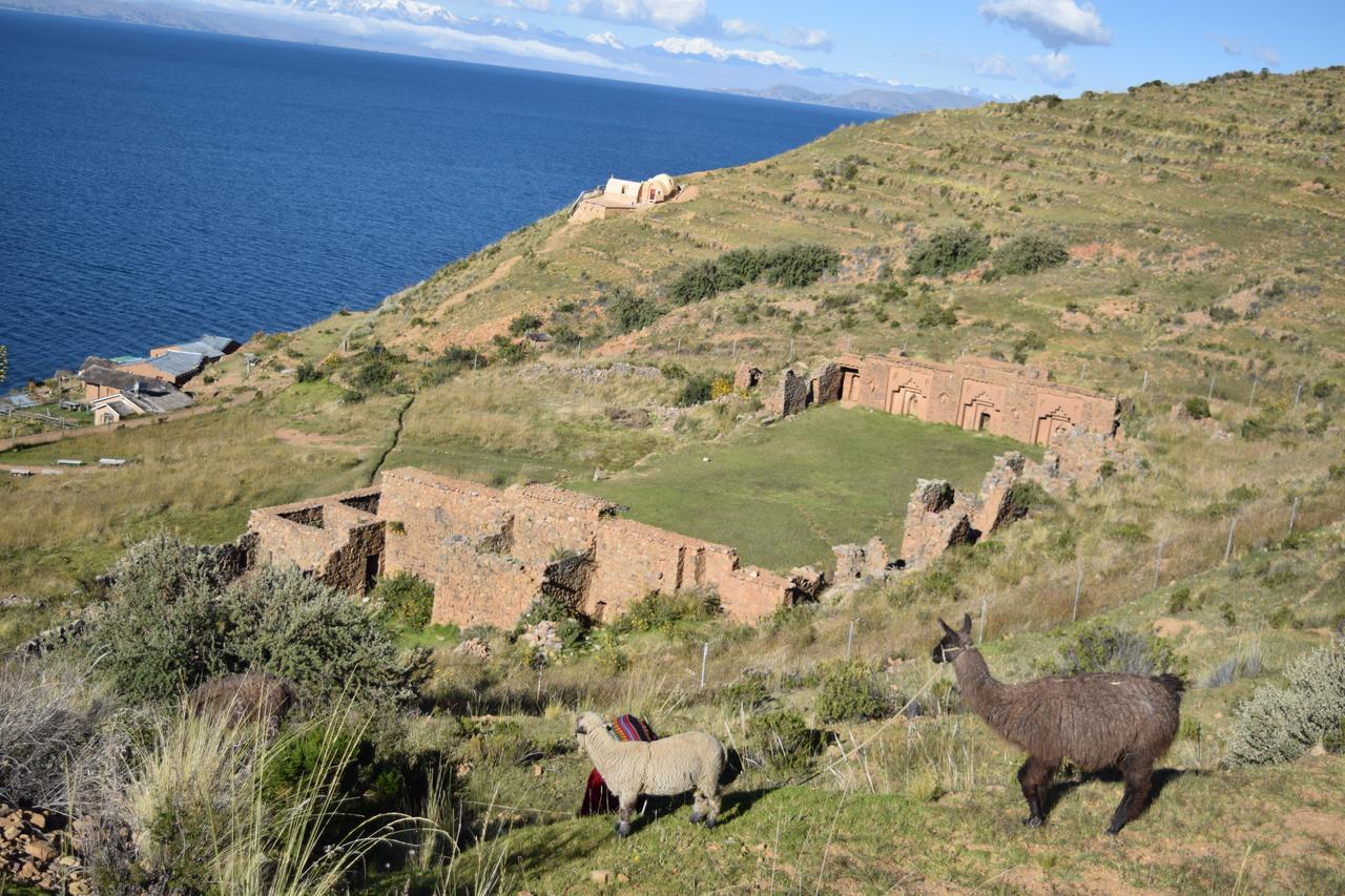 מלון Hostal Luna Del Titikaka En Isla De La Luna Bolivia מראה חיצוני תמונה